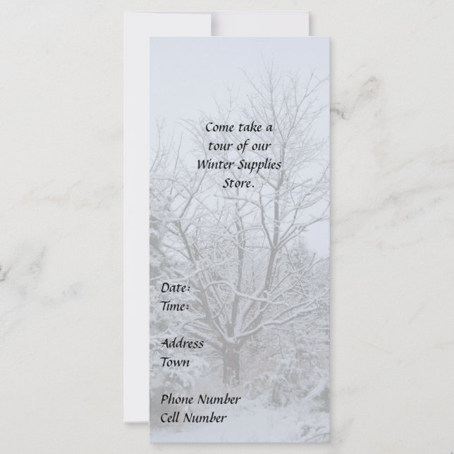 Carte Winter Wonderland (Devant)