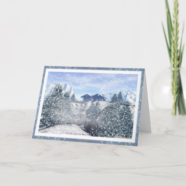Carte Winter Wonderland (Devant)