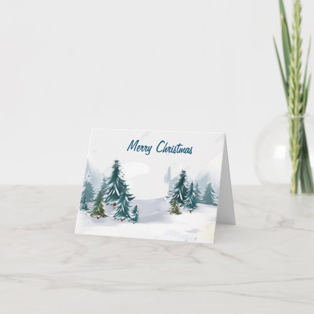 Carte Winter Wonderland Holiday (Devant)