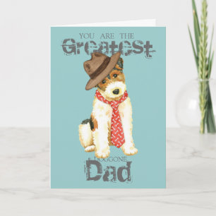 Carte Wire Fox Terrier Papa