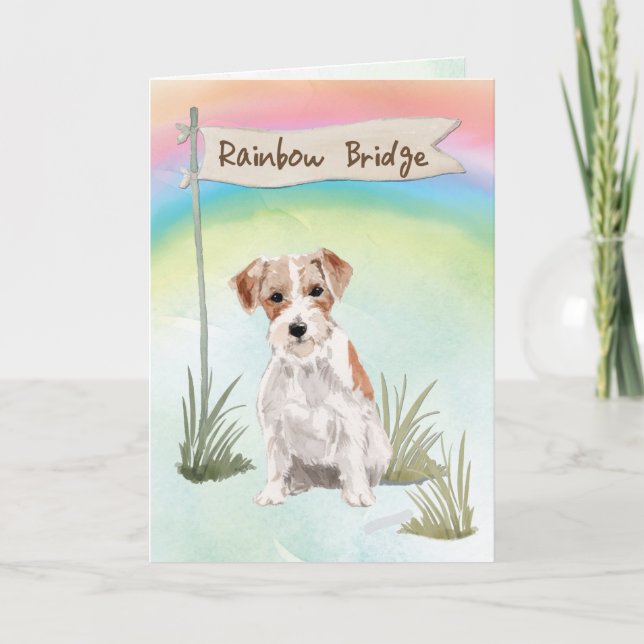 Carte Wire Haired Jack Russell Sympathie de l'animal de  (Devant)