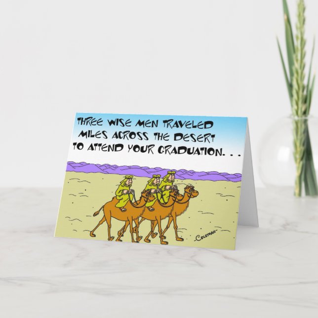 Carte Wise Men At Graduation (Devant)