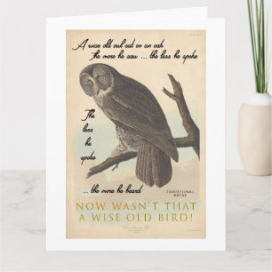 Carte Wise old owl