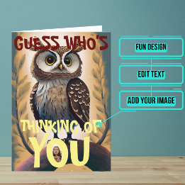 Carte Wise Owl pense à vous