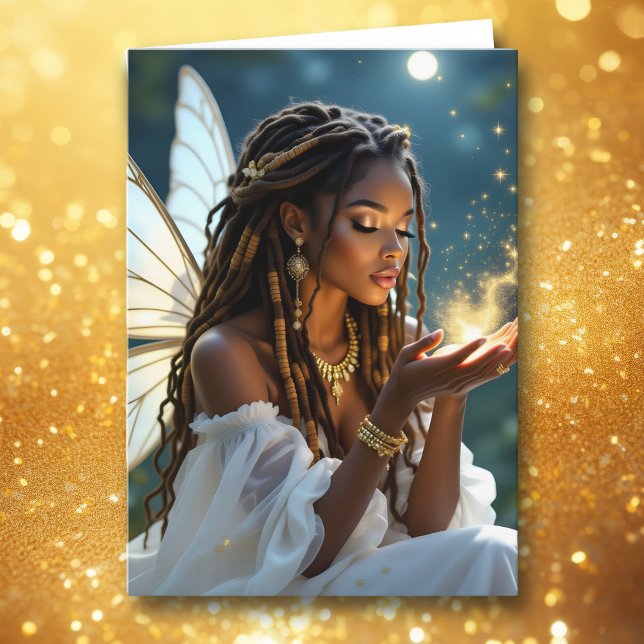 Carte Wishing you a Magical Birthday \ Fairy   (Créateur téléchargé)