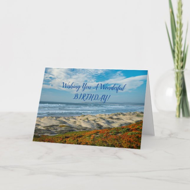 Carte Wishing You a Wonderful Birthday (Devant)