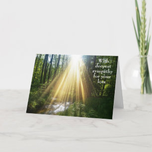 Carte With deepest sympathy