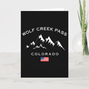 Carte Wolf Creek P Colorado Rocky Mountains Ski Resort S
