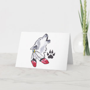 Carte Wolf et Empreinte de patte