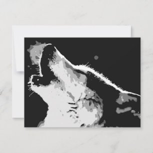 Carte Wolf Howling