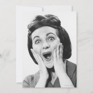 Carte Woman Making Face