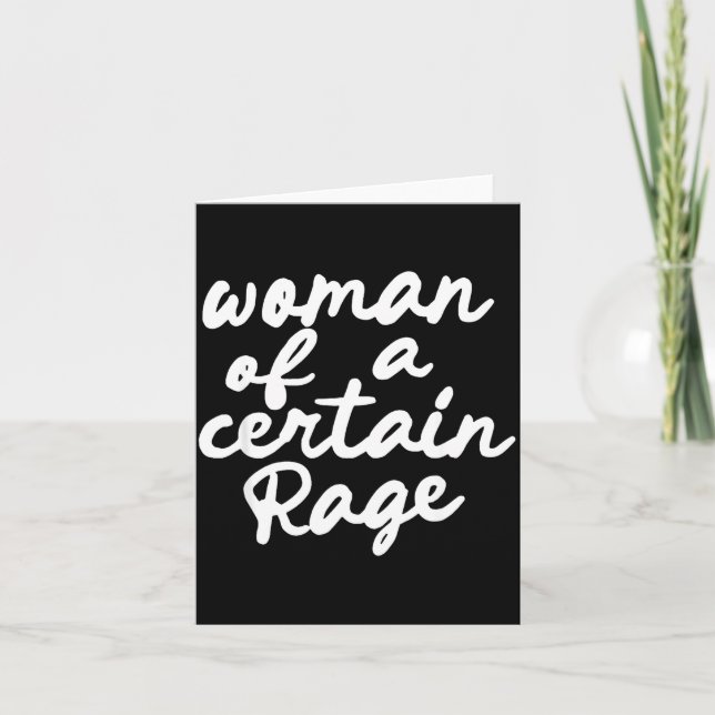 Carte Woman Of A Certain Rage  (Devant)