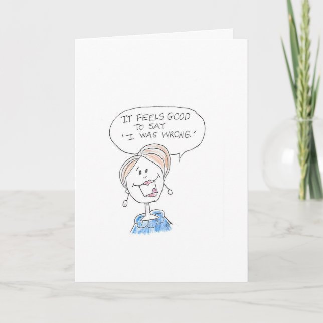 Carte Woman saying (Devant)