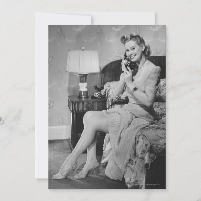 Carte Woman Talking (Devant)