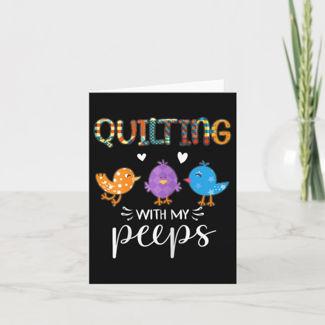 Carte Womens Cute Quilting With My , Quilters  (Devant)