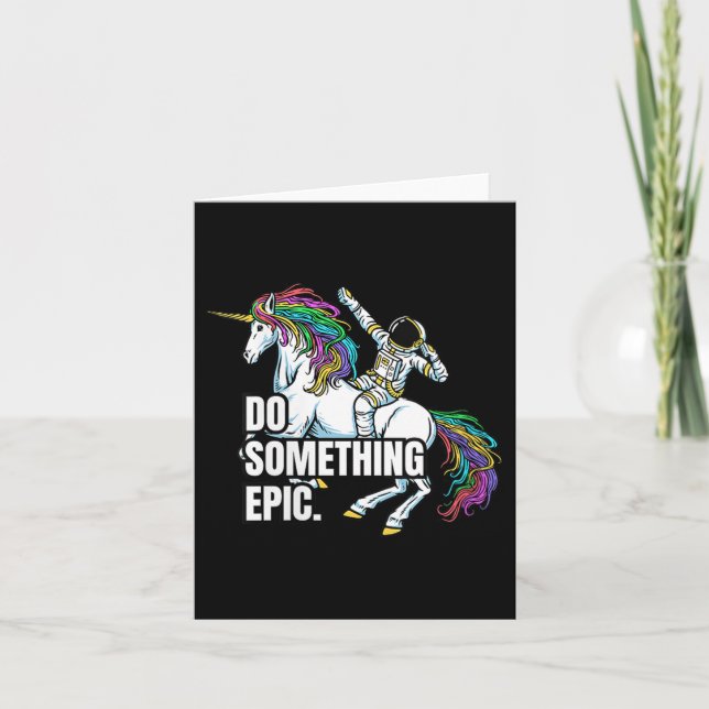 Carte Womens Funny Spacecore Motivational Graphic, Do So (Devant)