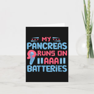 Carte Womens My Pancreas Fonctionne Sur Les Batteries Aa