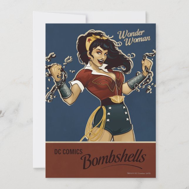 Carte Wonder Woman Bombshell (Devant)