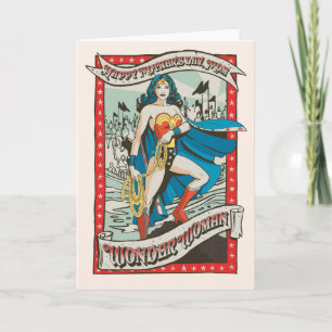 Carte Wonder Woman Bonne fête des mères, maman