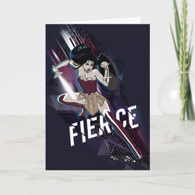 Carte Wonder Woman - Fierce (Devant)