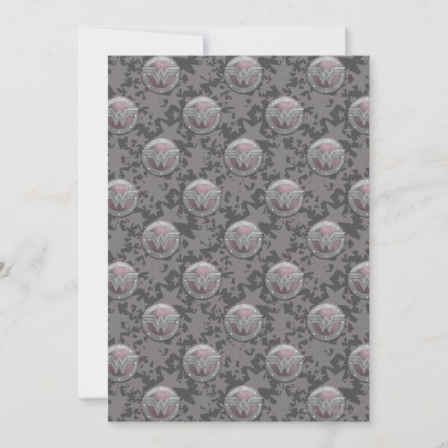 Carte Wonder Woman Shield Motif (Devant)