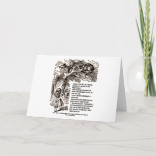 Carte Wonderland Quelle Voie Je Devrais Aller Citer