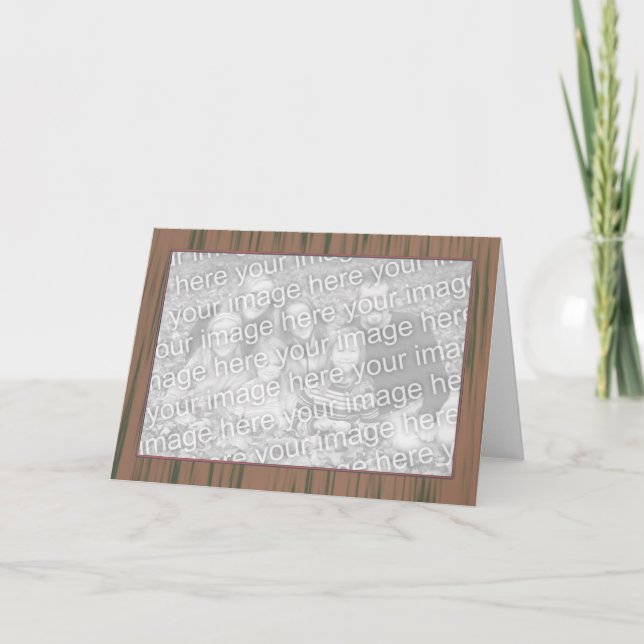 Carte Wooden Look (Devant)