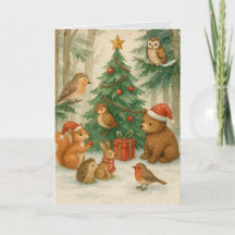 Woodland Creatures Custom Christmas