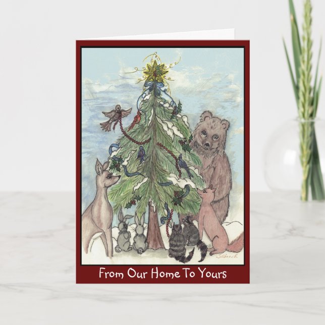 Carte Woodland Friends (Devant)