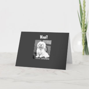 CARTE WOOF-U REGARDEZ BIEN POUR "40"