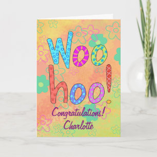 Carte WooHoo le nom a personnalisé des amis
