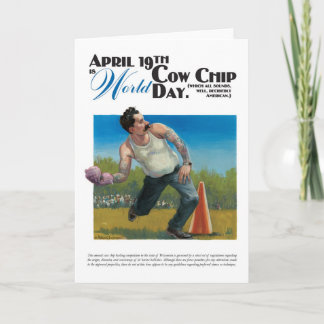 Carte World Cow Chip Day