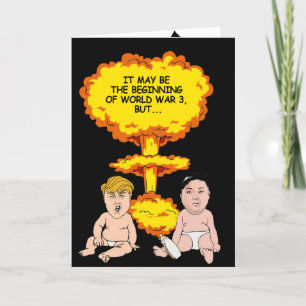 Carte World War 3 Birthday Card -