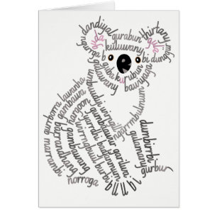Carte World Word Koala