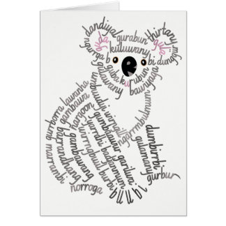 Carte World Word Koala
