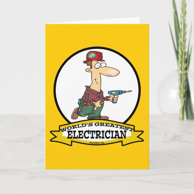CARTE WORLDS GREATEST ELECTRICIAN MEN II (Devant)
