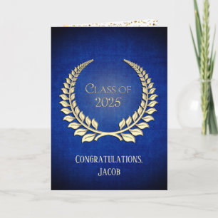 Carte Wreath 2024 Gold Graduation Laurel Wreath