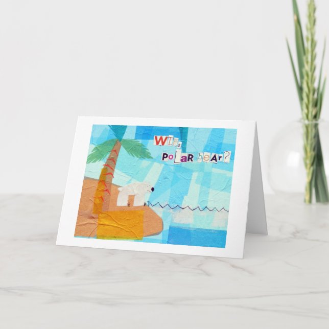 Carte WTF, ours blanc ? (Devant)