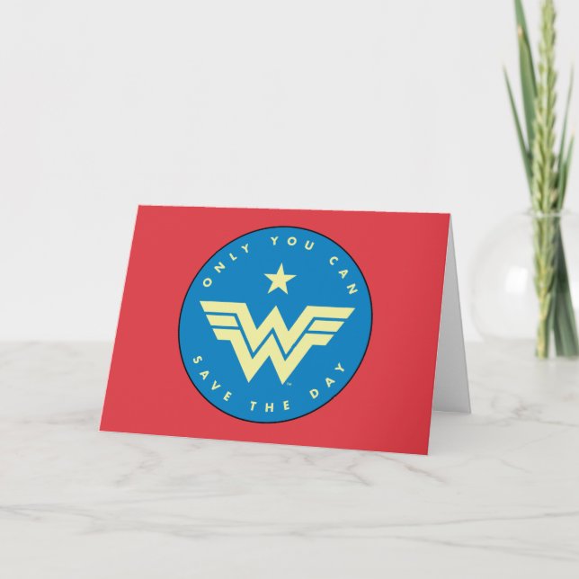 Carte WW84 | Wonder Woman Vous Ne Pouvez Sauver La Journ (Devant)