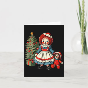 Carte X-mas Morning Joy &amp; Toys Raggedy Ann Christmas