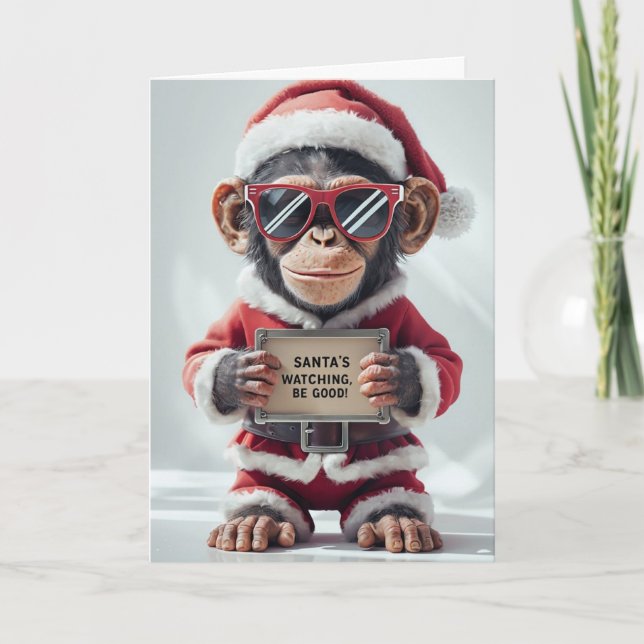 Carte Xmas amusante (Devant)
