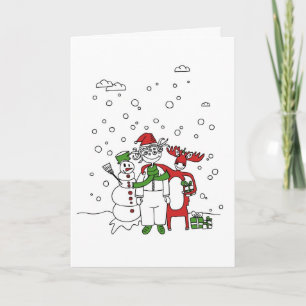 Carte Xmas Funky
