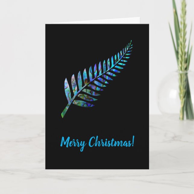 CARTE XMAS KIWI PÈRE NOËL PERSONNALISABLE (Devant)