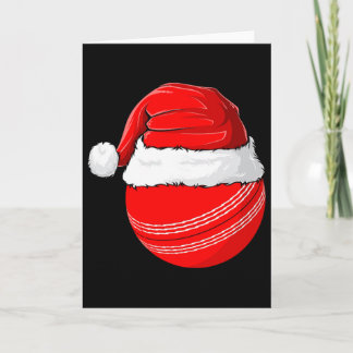 Carte Xmas Santa Hat Christmas Cricket 