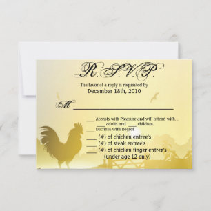 Carte XMAS Sunny Morning Farm Countert 5x3.5 R.S.V