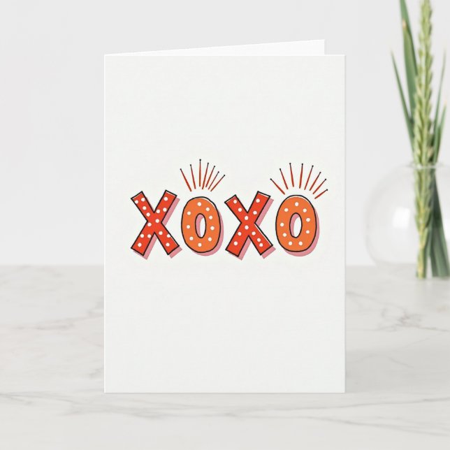 Carte Xoxo Graphic Love Card (Devant)