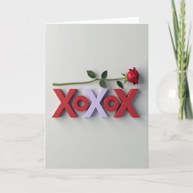 Carte Xoxo Romance Moderne (Devant)