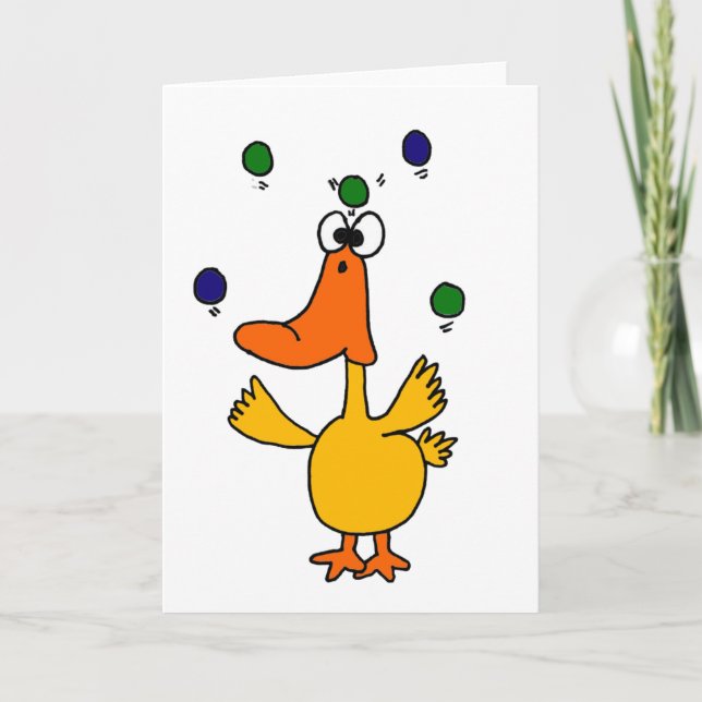 Carte XX- CLUTZ Conception de jonglage de canard (Devant)
