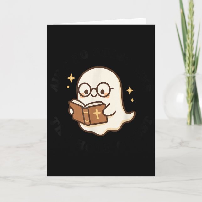 Carte Y a pas de fantôme comme le Saint-Esprit Jésus-Chr (Devant)