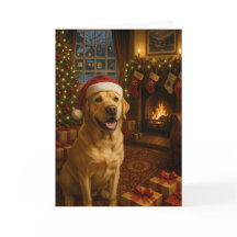 Yellow Labrador Retriever Holiday